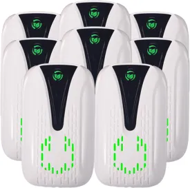 Air Ionizers for Home 8 Pack Ionic Air Purifier Plug In Portable Quiet Operation Air Purifiers for Bedroom Kitchen Office Garage Room Negative Ion Air Cleaner Air Freshener Pets Smell Odor