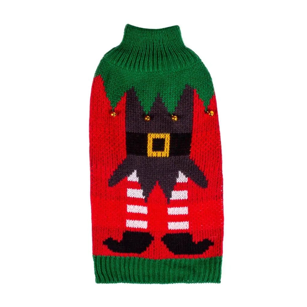 AllPetSolutions Dog Christmas Elf Jumper S/M/L