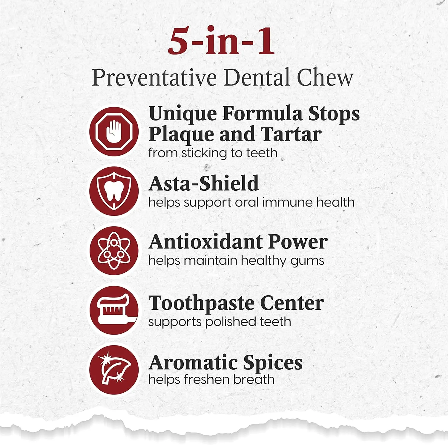 ARK NATURALS Protection Plus Brushless Toothpaste for Small Breeds, 12 oz Bag, Dog Dental Chew with Toothpaste Center, Prevent Plaque & Tartar, Freshen Breath