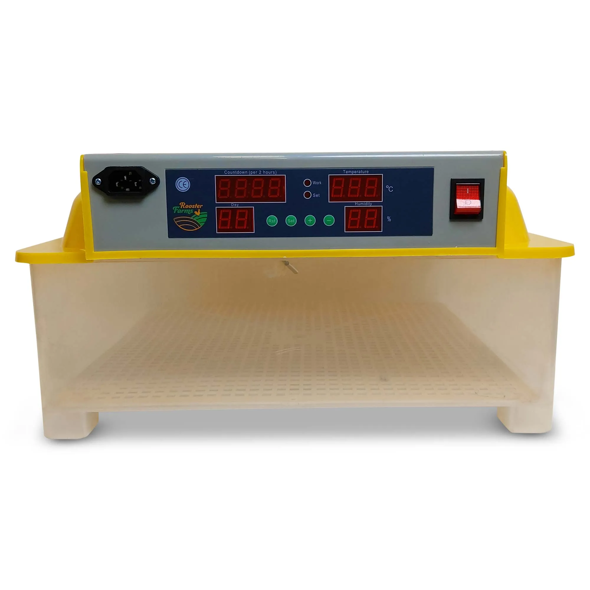 Automatic 60 Egg Incubator with LED, Temp Control   Accessories