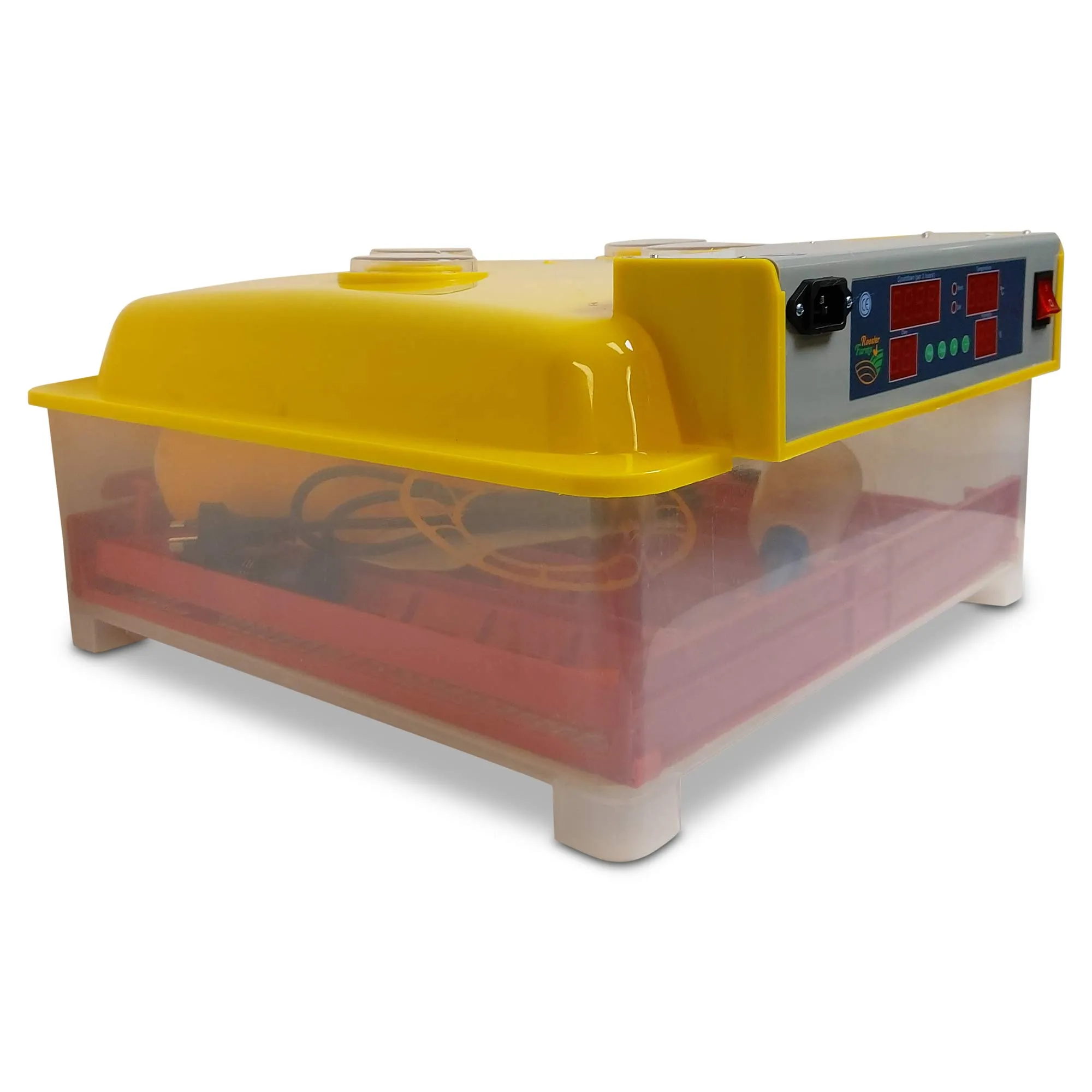 Automatic 60 Egg Incubator with LED, Temp Control   Accessories