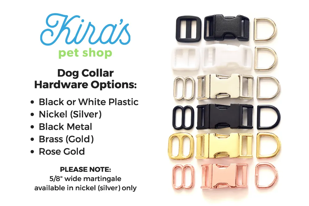 Black & White Web Dog Collar