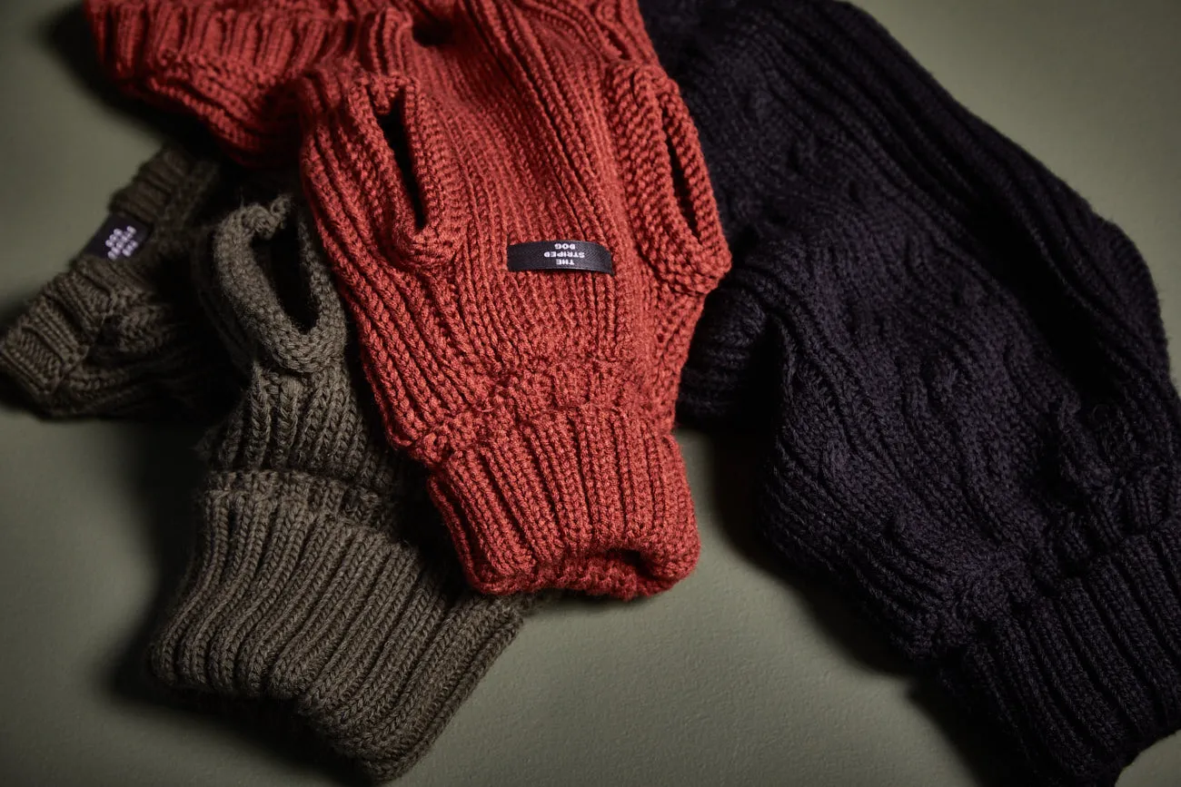 Black Knit Turtleneck Vest MALIBU