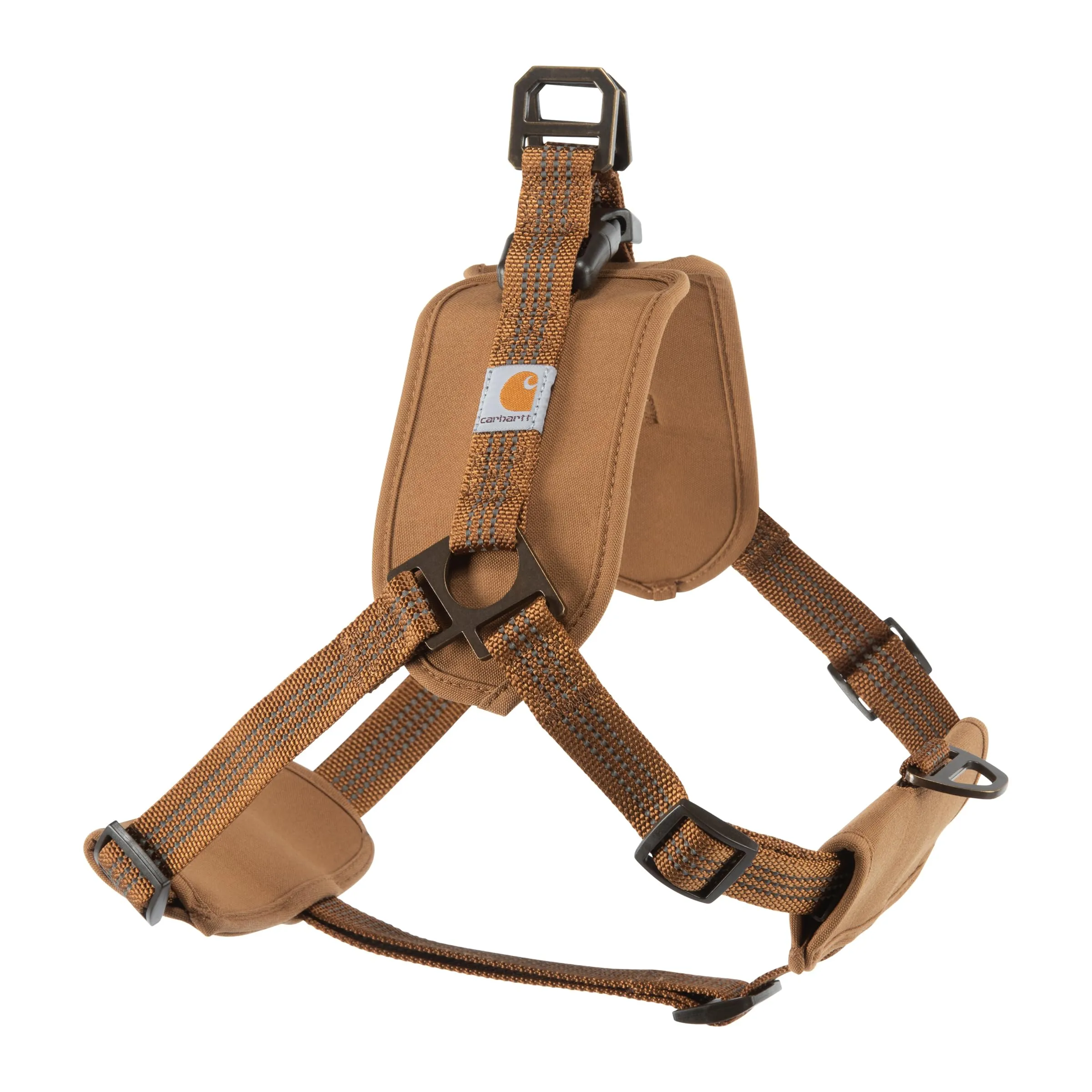 Carhartt P0000341 Nylon Duck Training Dog Harness, Rugged On-Leash Training Harness with Dual Attachment Points