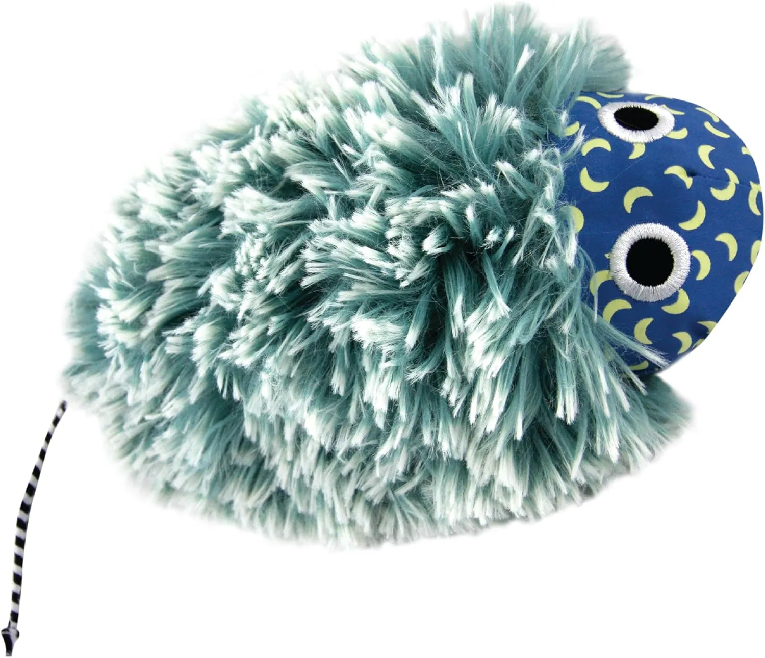 Catstages Nighttime Cuddle Plush Cat Toy with Catnip and Glow Details, Blue - Soft, Comfortable, Quiet, Small