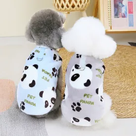 Coral Fleece Cartoon Pet Vest