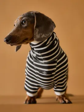 Dachshund Striped Turtleneck Sweater ELOISE