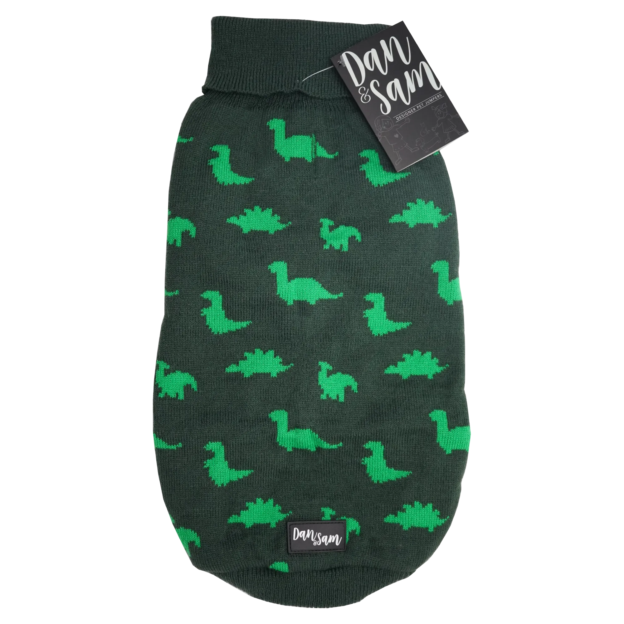 Dan & Sam - Dog Jumper (Dinosaur Land) - 50cm