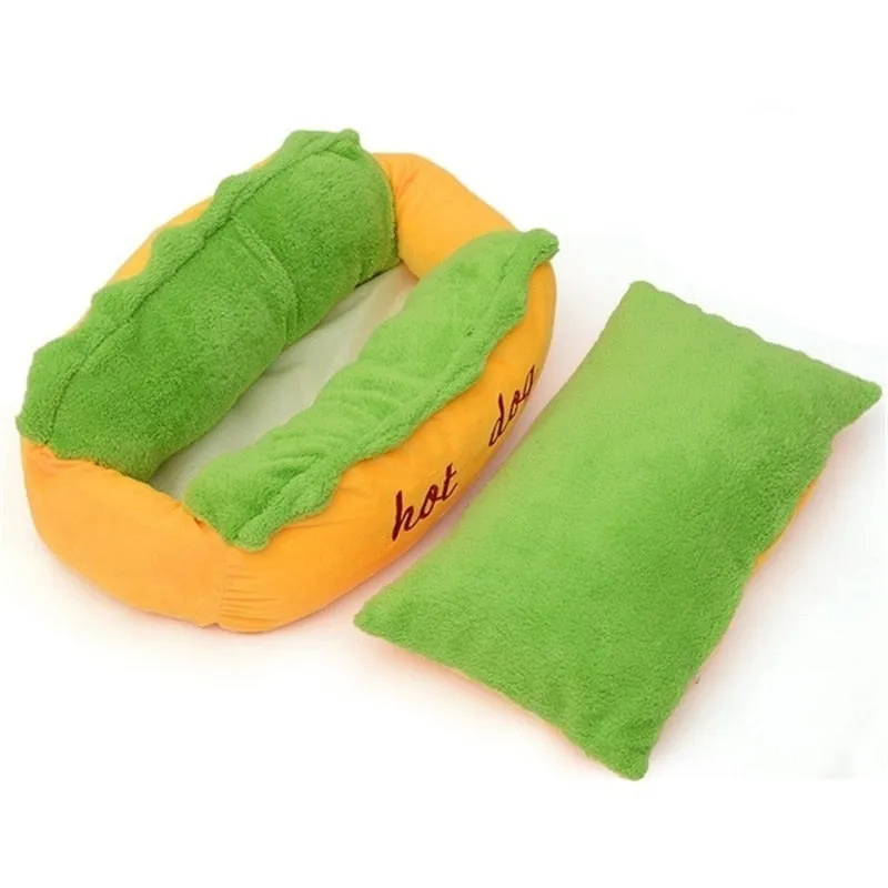 Dog Bed Pet Lounger Hotdog