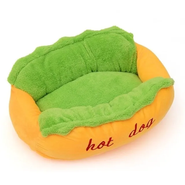 Dog Bed Pet Lounger Hotdog