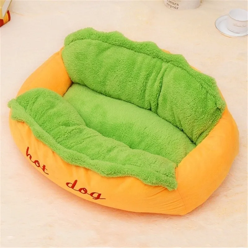 Dog Bed Pet Lounger Hotdog