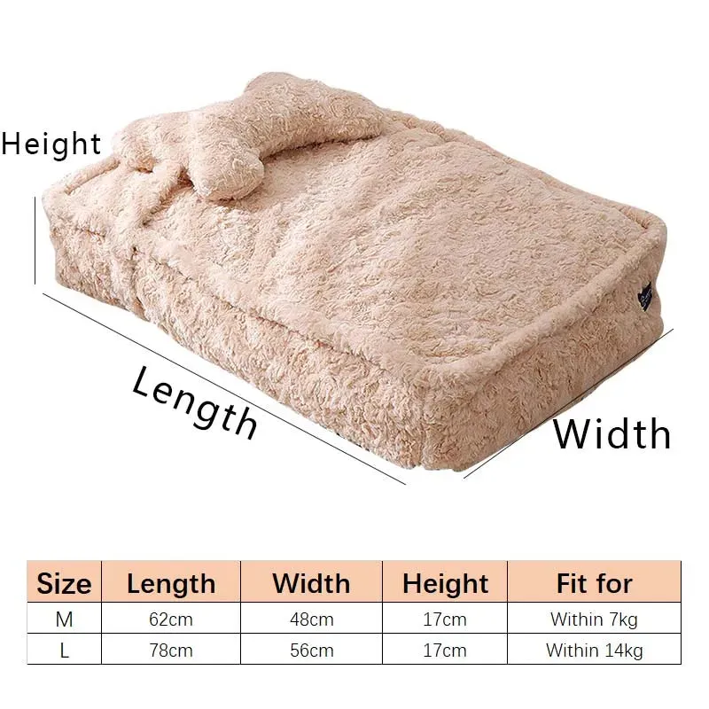 Dog Bed Soft Cozy Cat Sofa