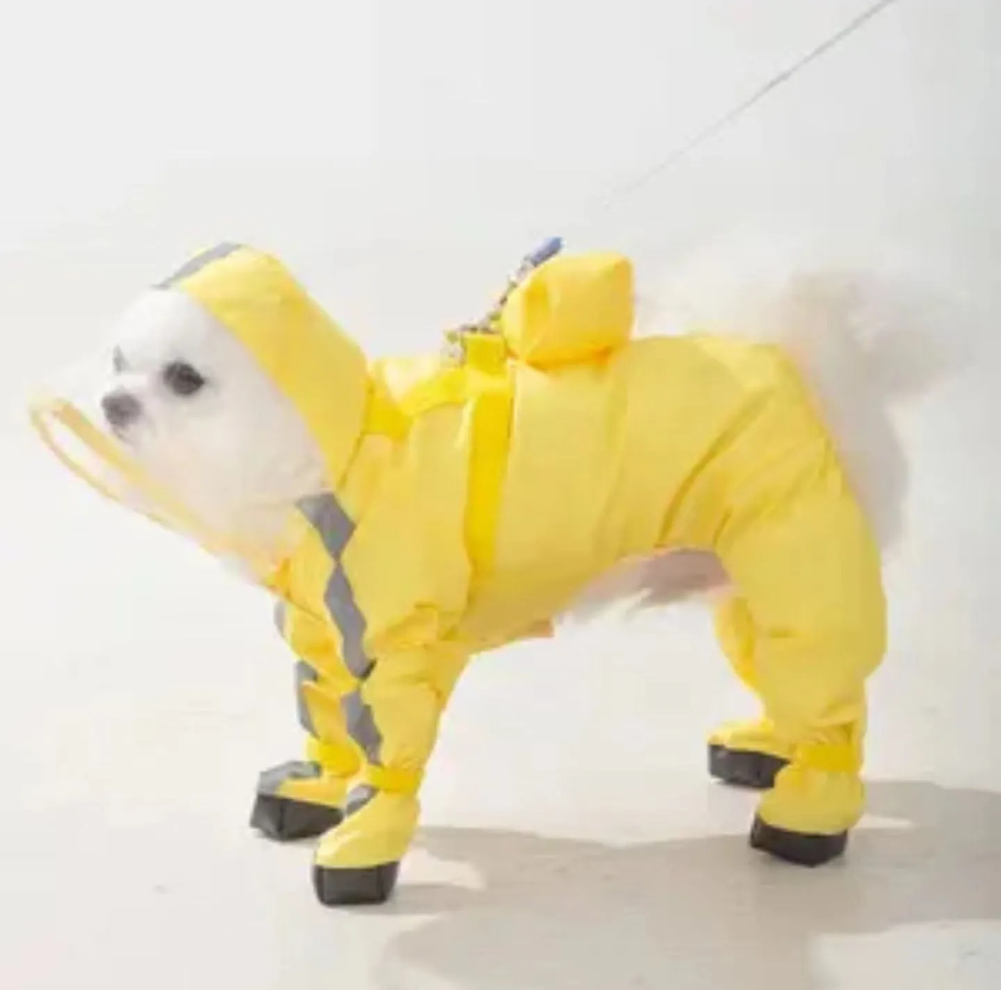 Dog Raincoat, Clear Hooded Raincoat