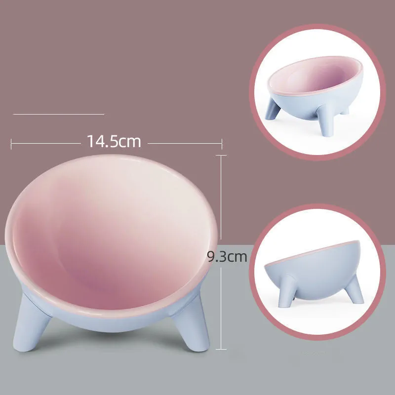 Durable 15° Tilt Cat Bowl - Non-Toxic, High Capacity, Stable & Easy to Clean