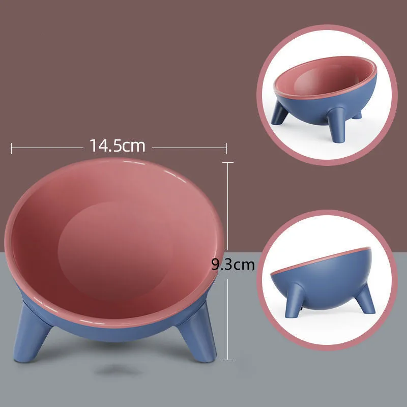 Durable 15° Tilt Cat Bowl - Non-Toxic, High Capacity, Stable & Easy to Clean
