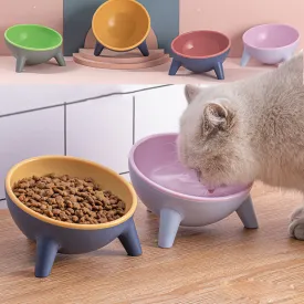 Durable 15° Tilt Cat Bowl - Non-Toxic, High Capacity, Stable & Easy to Clean