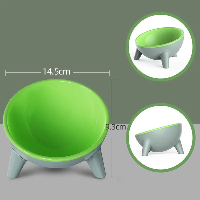 Durable 15° Tilt Cat Bowl - Non-Toxic, High Capacity, Stable & Easy to Clean