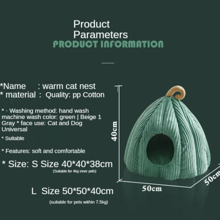 Fleece Warm Soft Dog Cat Bed House