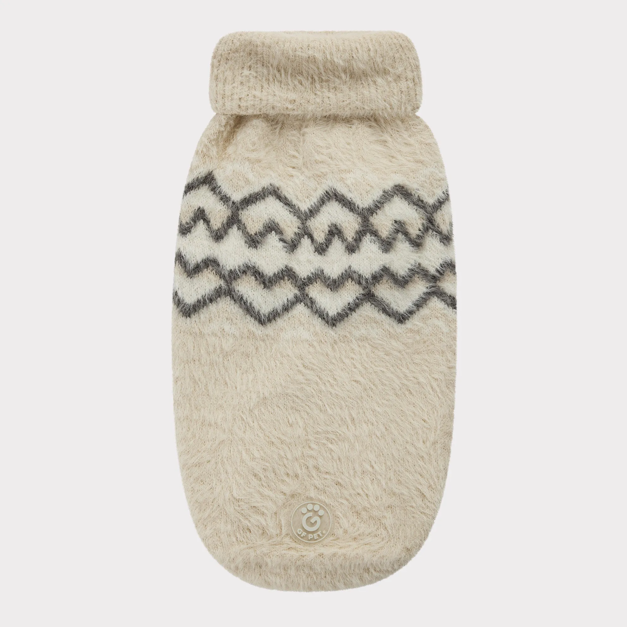 Fuzzy Dog Sweater | Sand