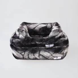 Hello Doggie Deluxe Collection Faux Mink Dog Bed with Ultra-Soft Blanket - American Made Product