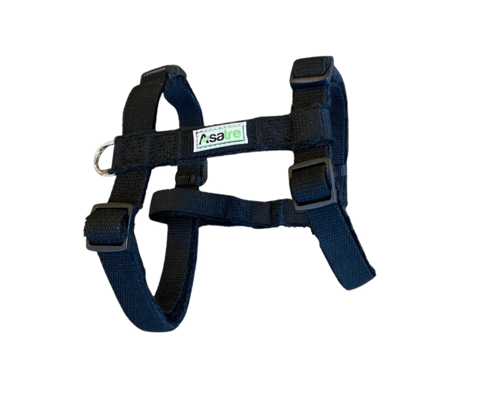 Hemp Dog Harness and Leash Set - Black