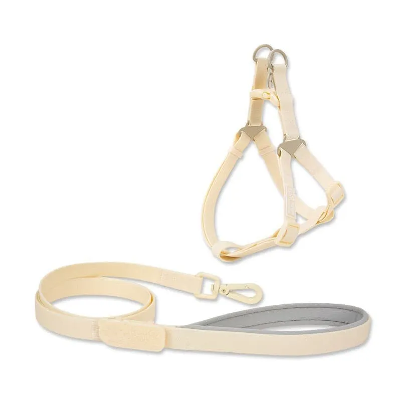 Jelly PVC Chest Back Collar Dog Lead