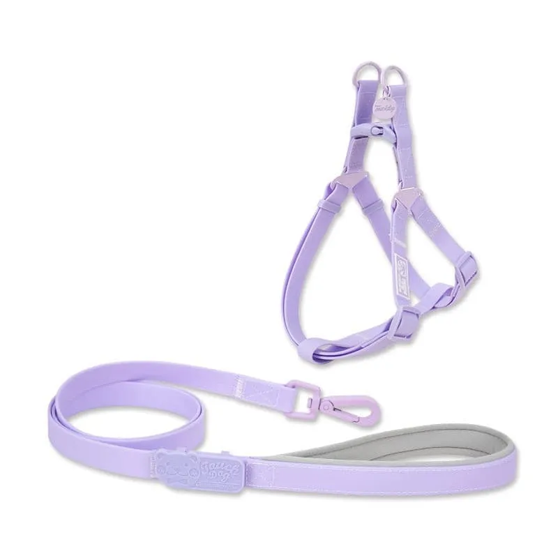 Jelly PVC Chest Back Collar Dog Lead
