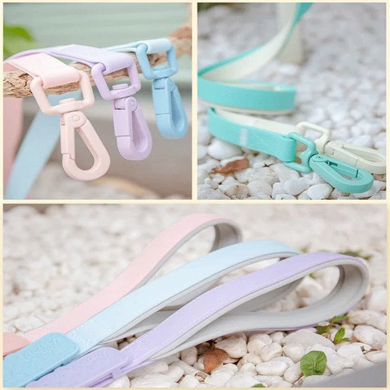 Jelly PVC Chest Back Collar Dog Lead