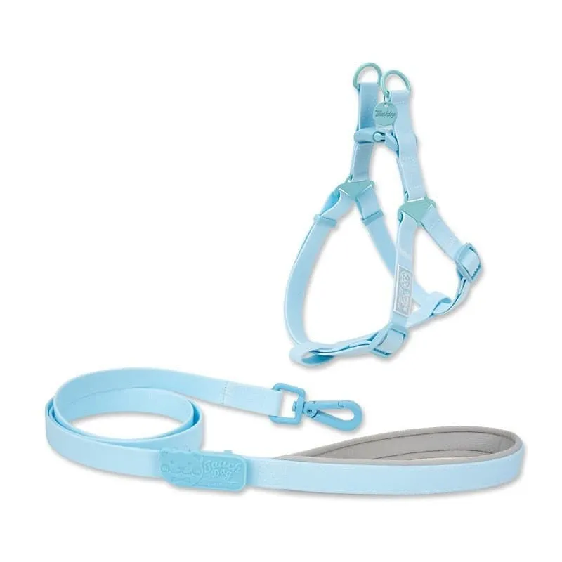 Jelly PVC Chest Back Collar Dog Lead