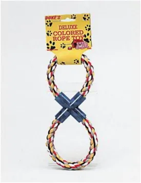 Kole Imports Figure 8 Multi-Colored Rope Dog Toy