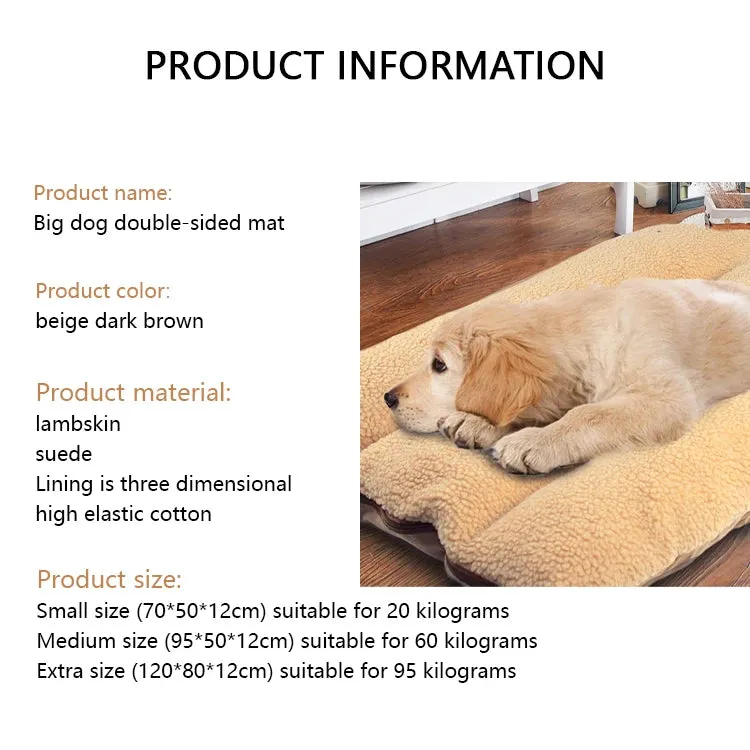 Luxurious Plush Dog Bed Premium Soft Pet Bed for Small to Large Dogs and Cat