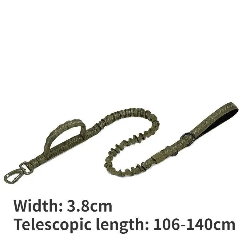 Military Tactical Dog Collar and Leash
