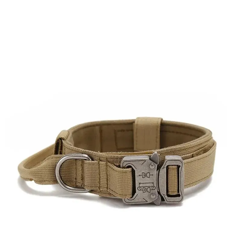 Military Tactical Dog Collar and Leash