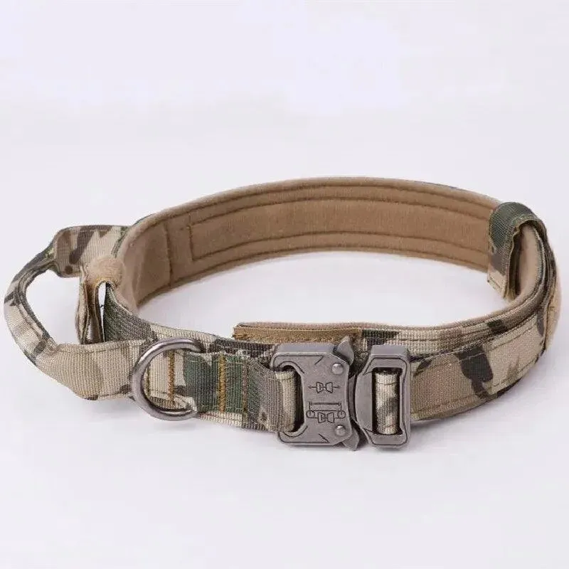 Military Tactical Dog Collar and Leash