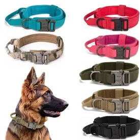 Military Tactical Dog Collar and Leash
