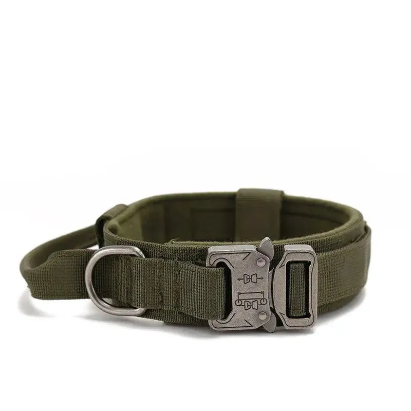 Military Tactical Dog Collar and Leash