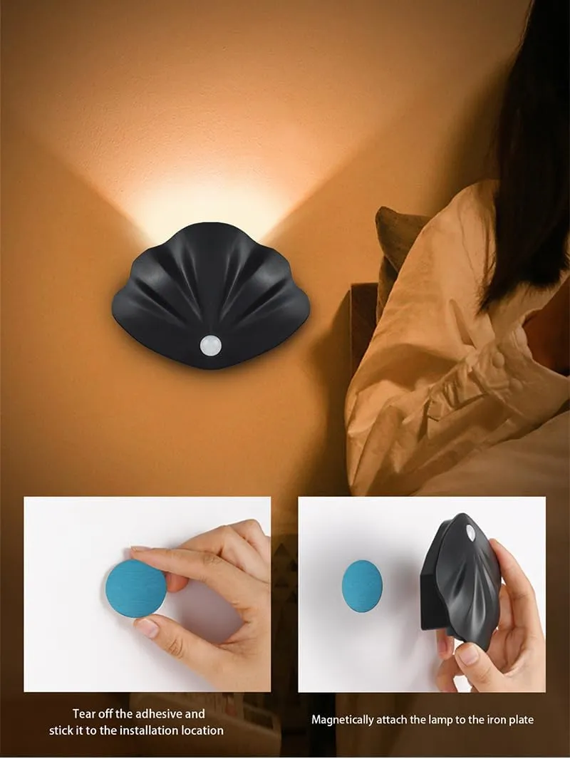 Motion Sensor Night Light Rechargeable Battery Lighting Indoor, 3 Light Modes, Long Last Battery, Magnetic Wall Light for Stairs Bedroom Kitchen