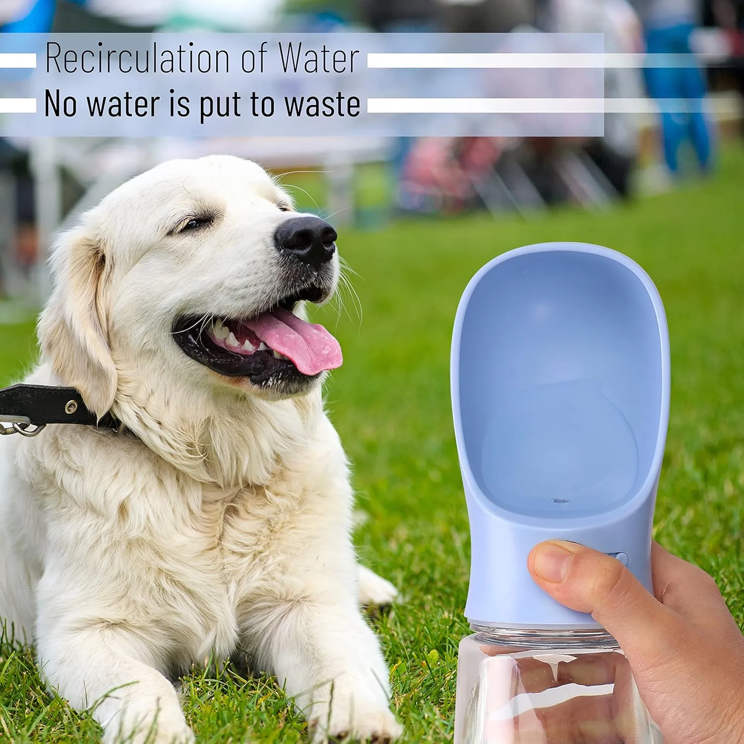 Mr. Pen Portable Dog Water Bottle - 19oz, Blue, Travel & Dispenser for Dogs