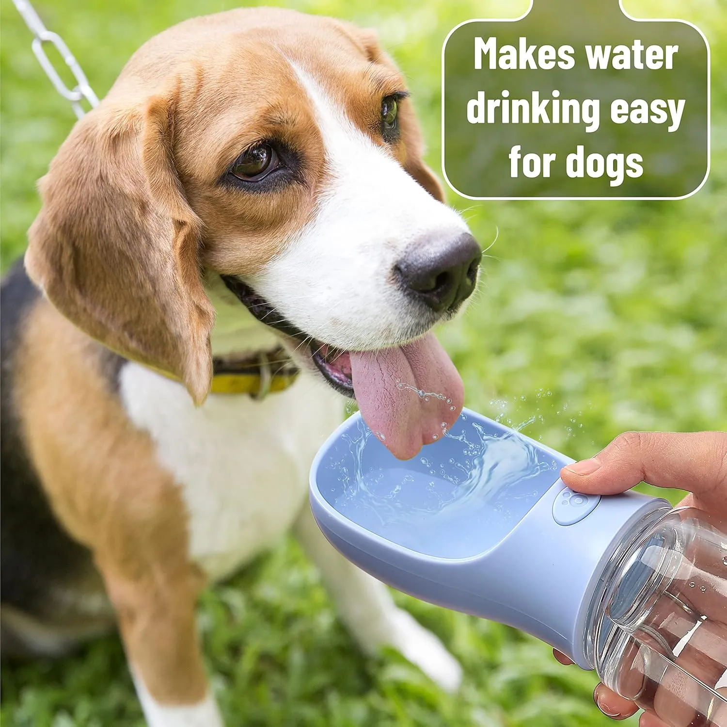 Mr. Pen Portable Dog Water Bottle - 19oz, Blue, Travel & Dispenser for Dogs