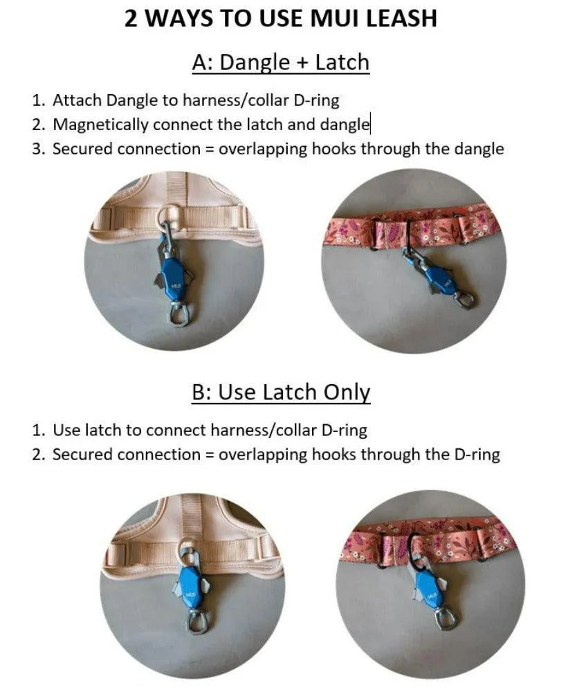 MUi Magnetic Rope Dog Leash