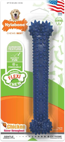 Nylabone Moderate Chew FlexiChew Dental Chew Toy Chicken Large/Giant (1 Count)