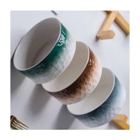 PAWS ASIA Amazon New High Quality Luxury Modern Elevated Designed Unique Ceramic Cat Bowl Dog With Wood Stand