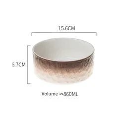 PAWS ASIA Amazon New High Quality Luxury Modern Elevated Designed Unique Ceramic Cat Bowl Dog With Wood Stand