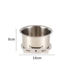 PAWS ASIA Factory Stainless Steel Height Adjustable Portable Pet Travel Transport Feeding Fixed Hanging Dog Bowl