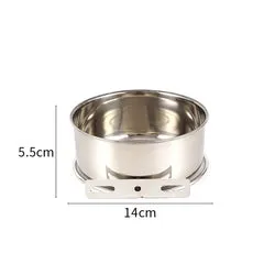 PAWS ASIA Factory Stainless Steel Height Adjustable Portable Pet Travel Transport Feeding Fixed Hanging Dog Bowl
