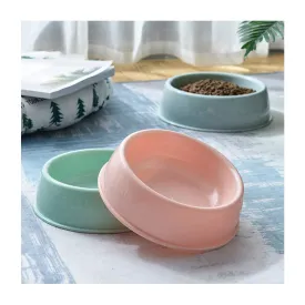 PAWS ASIA Lazada Best Selling Portable Cute Travel Round Feeding Drinking Eco Friendly Plastic Dog Bowls