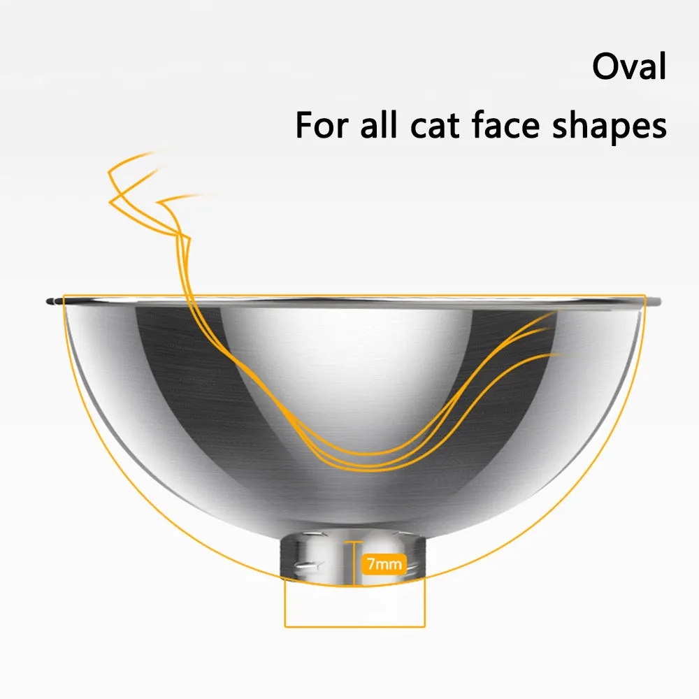 PAWS ASIA Supplier Stainless Steel Adjustable 15 Degree Tilted Raised Double Cat Bowl Dog