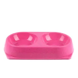 PAWS ASIA Suppliers Dropshipping Cheap Anti Over Dual Purpose Cute Round Pet Feeding Bowls For Cat Dog