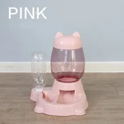 PAWS ASIA Suppliers Eco Friendly Plastic Cute Automatic Self Filling Food And Water Dog Bowl Cat
