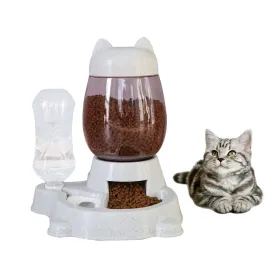 PAWS ASIA Suppliers Eco Friendly Plastic Cute Automatic Self Filling Food And Water Dog Bowl Cat